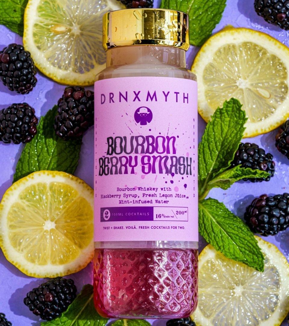 Bourbon Berry Smash